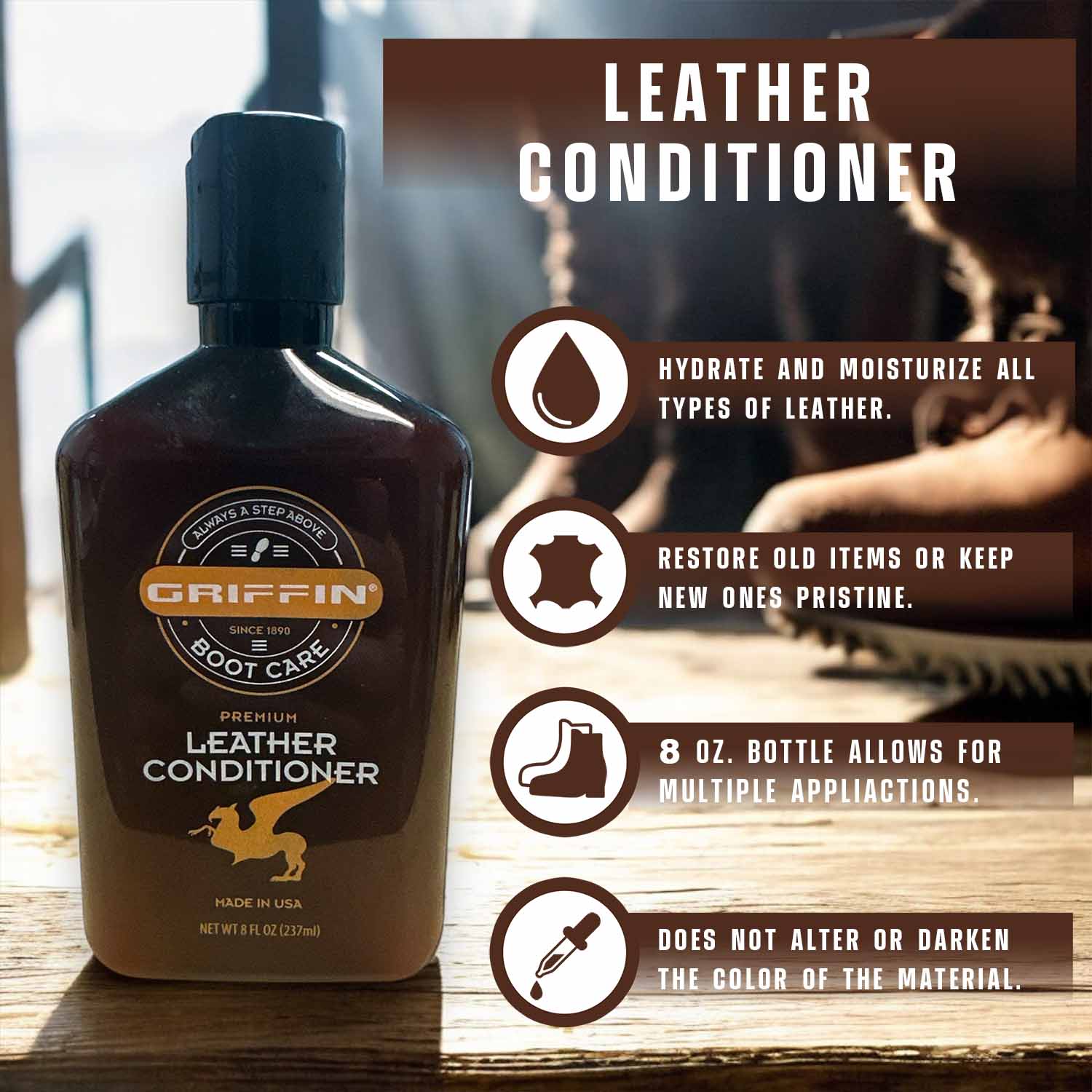 GRIFFIN BOOT CARE LEATHER CONDITIONER